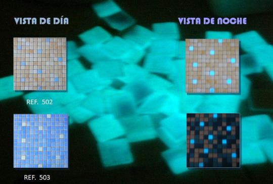 gresite luminiscente piscinas