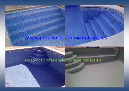piscinas gresite trabajos realizados