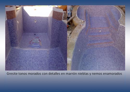 piscinas gresite trabajos realizados