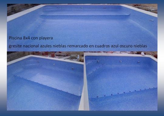 piscinas gresite trabajos realizados