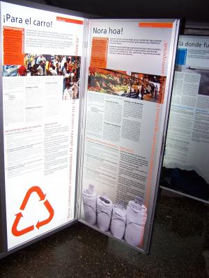 Expositores luminosos.