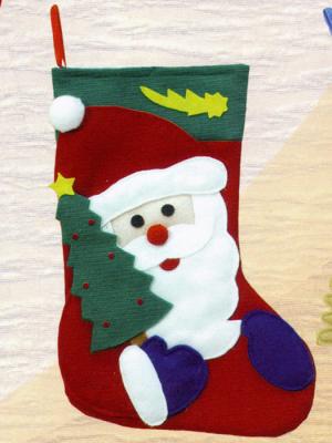Botas de Navidad. Bota Navidad para colgar decorada oasisdecor.com