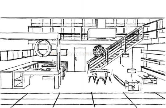 Boceto cocina office