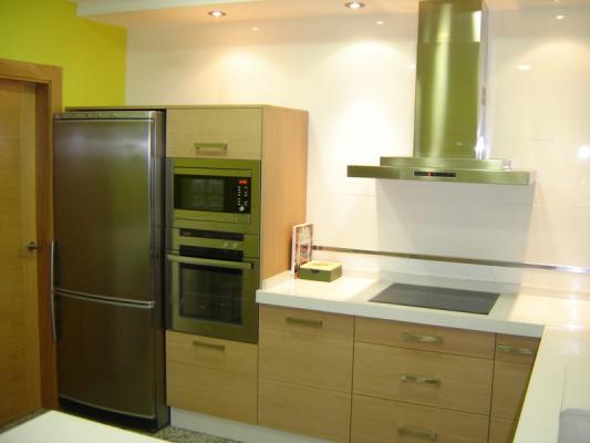 Cocina Roble Mallado Blanco