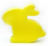 Esponja conejo amarillo