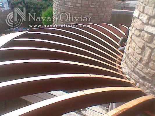 Estructura de vigas curvas
