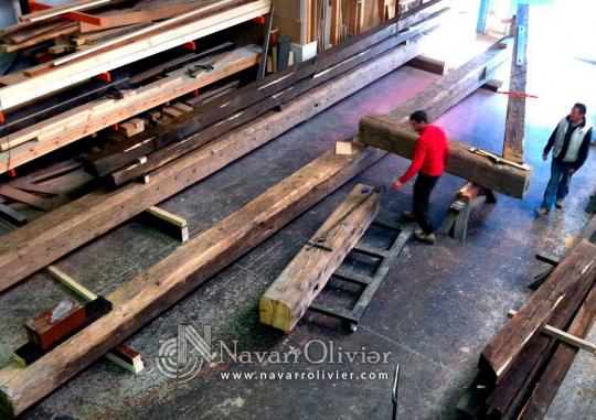 Fabricacion de cercha de madera