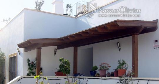 Pérgola de madera n ele