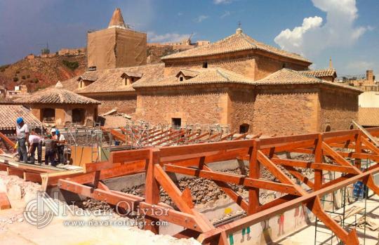 Cubierta de madera en Lorca, Murcia
