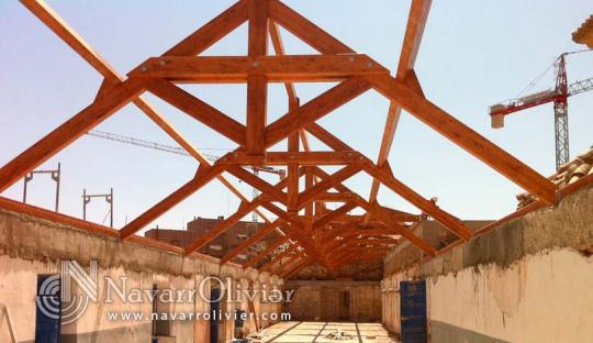 Estructura de madera en Lorca