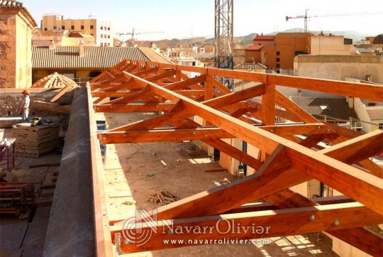 Cubierta de madera, Lorca, Murcia