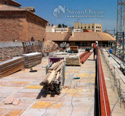 Reconstruccion de cubierta en lorca