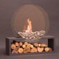 Chimenea de interior. Sin instalación, sin humos, olores ni hollin.