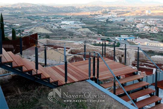 Escalera madera de Jatoba, Lorca, Murcia