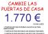 Presupuesto cambio de puertas
