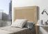 Cabecero de cama chapado roble barnizado con LED