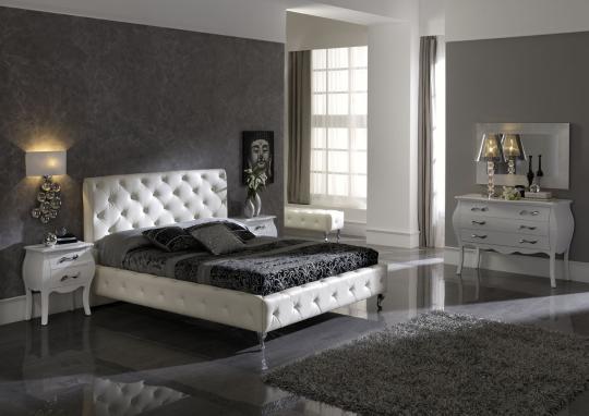 Cama NELLY tapizada en Piel 790EUR