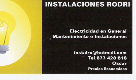 Instalaciones Rodri