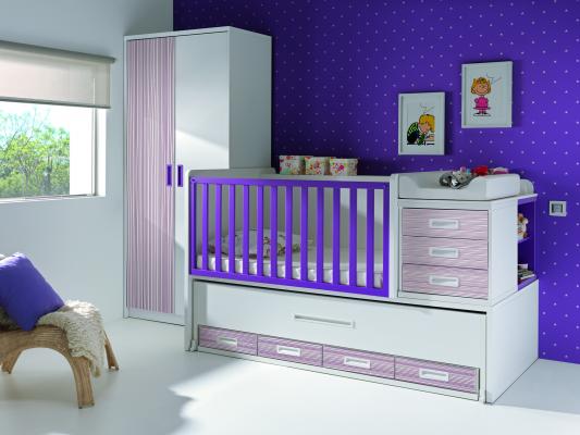 Dormitorio bebé convertible en juvenil