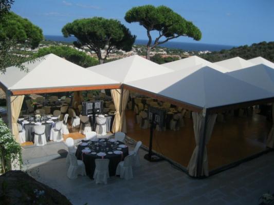 Carpa jardín