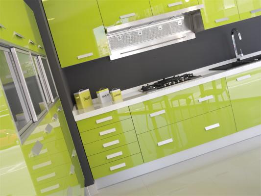 Look Verde Esquina. Muebles de cocina Yelarsan