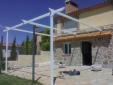 pergola de aluminio recogida