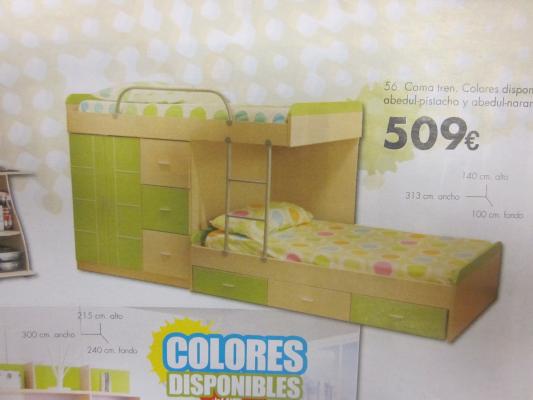 DORMITORIO JUVENIL POR ¡¡¡509 EUROS!!!