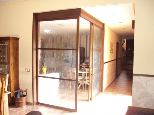 cerramiento de cocina con puertas correderas