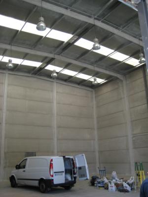 ILUMINACION NAVE INDUSTRIAL-GETAFE-MADRID