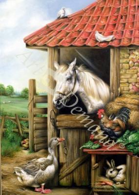 láminas y lienzos de  Farmyard Friends