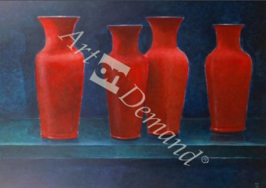 láminas y lienzos de  Red Pots