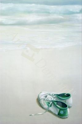 láminas y lienzos de  Gym Shoes on Beach