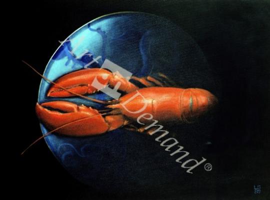 láminas y lienzos de  Lobster on Tiffany Plate
