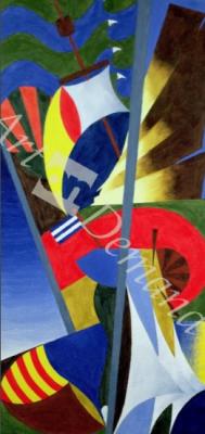 láminas y lienzos de Sailing (acrylic on canvas)