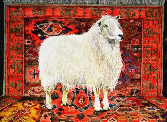láminas y lienzos de 100% Wool
