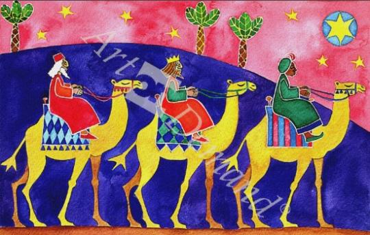 láminas y lienzos de The Three Kings