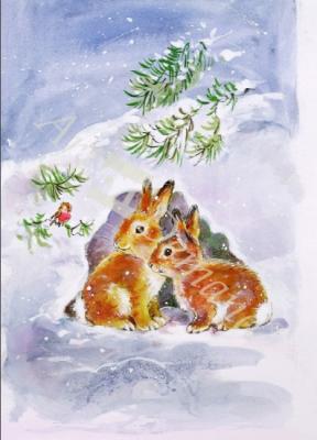 láminas y lienzos de  A Christmas Message