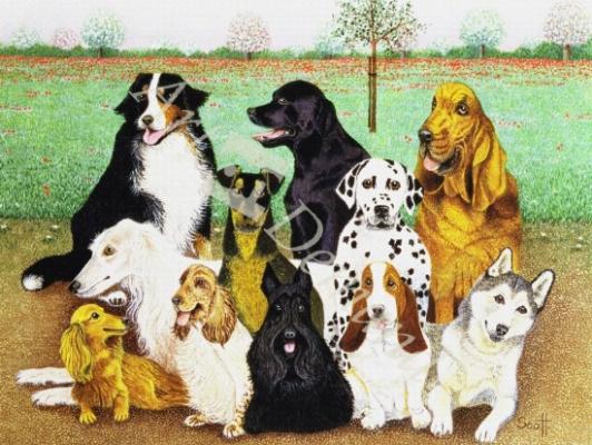 láminas y lienzos de  Dog Watch