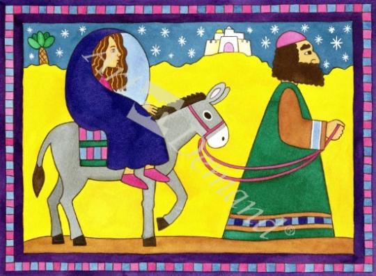 láminas y lienzos de  The Road to Bethlehem