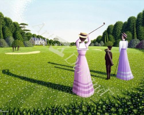 láminas y lienzos de The Fairway, 1996