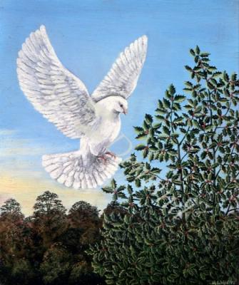 láminas y lienzos de Peace Dove, 1983 (panel)