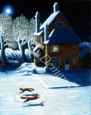 láminas y lienzos de The Fox Dance, 1986
