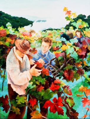 láminas y lienzos de  Grape Pickers, 1996