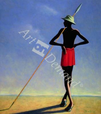 láminas y lienzos de  The Askari, 1992 (oil on canvas)