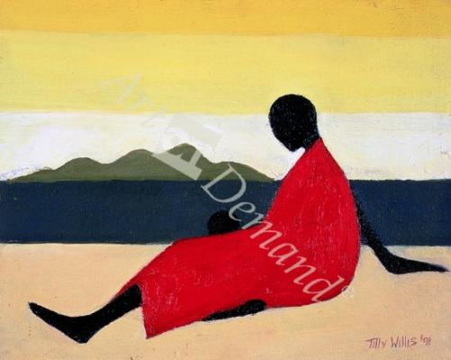 láminas y lienzos de  Mother and Child, 1991 (oil on canvas)