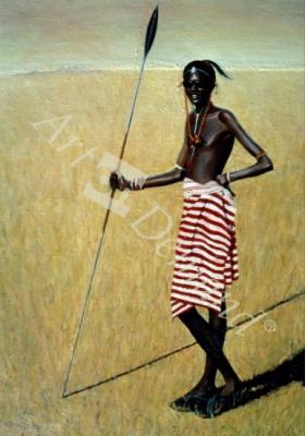 láminas y lienzos de  Sun God, 1990 (oil on canvas)