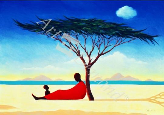 láminas y lienzos de  Turkana Afternoon, 1994 (oil on canvas)
