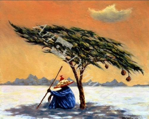 láminas y lienzos de  The Heat of the Day, 1993 (oil on canvas)