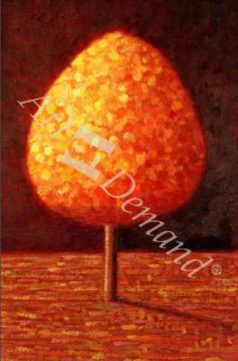 láminas y lienzos de  Sun Drenched Tree, 1996 (oil on canvas)