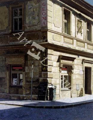 láminas y lienzos de  Holesovice, Prague, 1995 (oil on canvas)